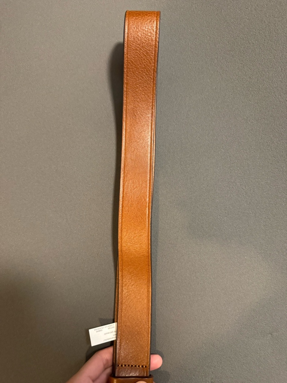 Madewell Brown Leather Belt with Brass-Tone Buckle - Picture 7 of 12